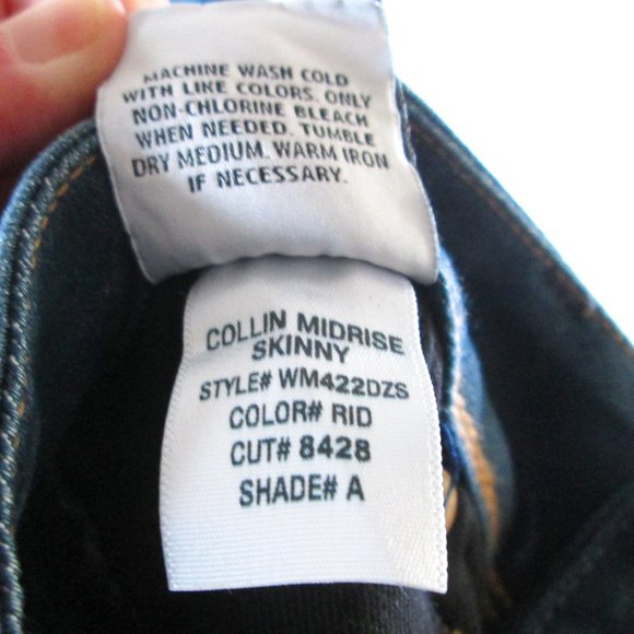 HUDSON Womens Collin Midrise Skinny Blue Jeans Size 27 RN# 107906 CA# 00… - Picture 10 of 11
